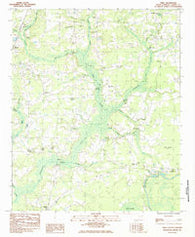 Shell South Carolina Historical topographic map, 1:24000 scale, 7.5 X 7.5 Minute, Year 1984