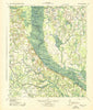 Shirley Georgia Historical topographic map, 1:62500 scale, 15 X 15 Minute, Year 1943