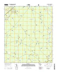 Shulerville South Carolina Current topographic map, 1:24000 scale, 7.5 X 7.5 Minute, Year 2014