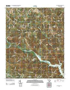 Silverstreet South Carolina Historical topographic map, 1:24000 scale, 7.5 X 7.5 Minute, Year 2011