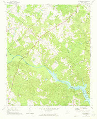 Silverstreet South Carolina Historical topographic map, 1:24000 scale, 7.5 X 7.5 Minute, Year 1971