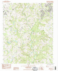 Simpsonville South Carolina Historical topographic map, 1:24000 scale, 7.5 X 7.5 Minute, Year 1983