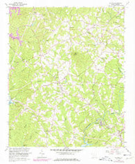 Six Mile South Carolina Historical topographic map, 1:24000 scale, 7.5 X 7.5 Minute, Year 1961