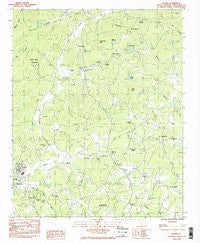 Slater South Carolina Historical topographic map, 1:24000 scale, 7.5 X 7.5 Minute, Year 1983