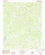 Slater South Carolina Historical topographic map, 1:24000 scale, 7.5 X 7.5 Minute, Year 1983