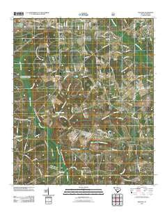 Snelling South Carolina Historical topographic map, 1:24000 scale, 7.5 X 7.5 Minute, Year 2011