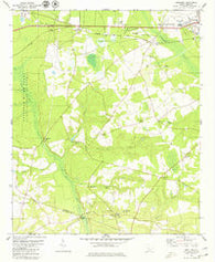 Snelling South Carolina Historical topographic map, 1:24000 scale, 7.5 X 7.5 Minute, Year 1979
