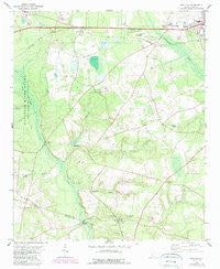 Snelling South Carolina Historical topographic map, 1:24000 scale, 7.5 X 7.5 Minute, Year 1979