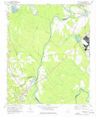 Society Hill South Carolina Historical topographic map, 1:24000 scale, 7.5 X 7.5 Minute, Year 1971