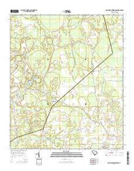 Solomons Crossroads South Carolina Current topographic map, 1:24000 scale, 7.5 X 7.5 Minute, Year 2014