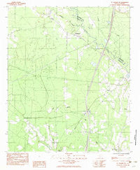 St. George SW South Carolina Historical topographic map, 1:24000 scale, 7.5 X 7.5 Minute, Year 1982