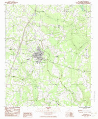St. George South Carolina Historical topographic map, 1:24000 scale, 7.5 X 7.5 Minute, Year 1982