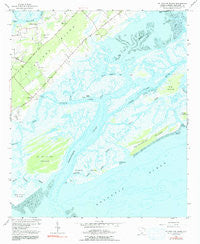 St. Phillips Island South Carolina Historical topographic map, 1:24000 scale, 7.5 X 7.5 Minute, Year 1956