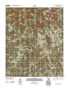 Staley Crossroads South Carolina Historical topographic map, 1:24000 scale, 7.5 X 7.5 Minute, Year 2011