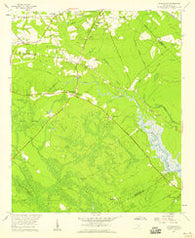 Stallsville South Carolina Historical topographic map, 1:24000 scale, 7.5 X 7.5 Minute, Year 1957