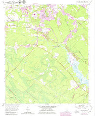 Stallsville South Carolina Historical topographic map, 1:24000 scale, 7.5 X 7.5 Minute, Year 1957