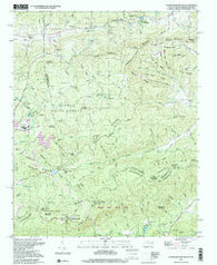 Standingstone Mtn South Carolina Historical topographic map, 1:24000 scale, 7.5 X 7.5 Minute, Year 1997