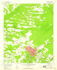 Summerville South Carolina Historical topographic map, 1:24000 scale, 7.5 X 7.5 Minute, Year 1958