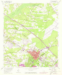 Summerville South Carolina Historical topographic map, 1:24000 scale, 7.5 X 7.5 Minute, Year 1958