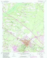 Summerville South Carolina Historical topographic map, 1:24000 scale, 7.5 X 7.5 Minute, Year 1958