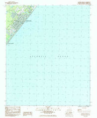Surfside Beach South Carolina Historical topographic map, 1:24000 scale, 7.5 X 7.5 Minute, Year 1984