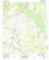 Sycamore South Carolina Historical topographic map, 1:24000 scale, 7.5 X 7.5 Minute, Year 1982