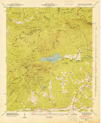 Table Rock South Carolina Historical topographic map, 1:24000 scale, 7.5 X 7.5 Minute, Year 1947