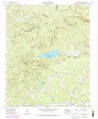 Table Rock South Carolina Historical topographic map, 1:24000 scale, 7.5 X 7.5 Minute, Year 1946