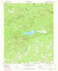 Table Rock South Carolina Historical topographic map, 1:24000 scale, 7.5 X 7.5 Minute, Year 1946