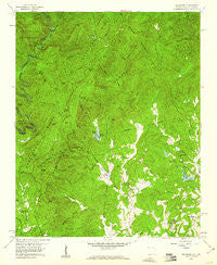 Tamassee South Carolina Historical topographic map, 1:24000 scale, 7.5 X 7.5 Minute, Year 1959