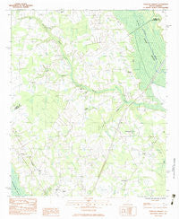 Tearcoat Branch South Carolina Historical topographic map, 1:24000 scale, 7.5 X 7.5 Minute, Year 1983