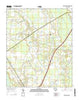 Tearcoat Branch South Carolina Current topographic map, 1:24000 scale, 7.5 X 7.5 Minute, Year 2014