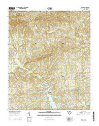 Tigerville South Carolina Current topographic map, 1:24000 scale, 7.5 X 7.5 Minute, Year 2014