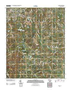 Tirzah South Carolina Historical topographic map, 1:24000 scale, 7.5 X 7.5 Minute, Year 2011