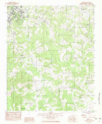 Tirzah South Carolina Historical topographic map, 1:24000 scale, 7.5 X 7.5 Minute, Year 1982
