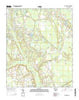 Tony Hill Bay South Carolina Current topographic map, 1:24000 scale, 7.5 X 7.5 Minute, Year 2014