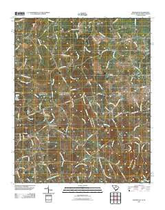 Tradesville South Carolina Historical topographic map, 1:24000 scale, 7.5 X 7.5 Minute, Year 2011