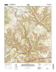 Trenton South Carolina Current topographic map, 1:24000 scale, 7.5 X 7.5 Minute, Year 2014