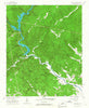 Tugaloo Lake Georgia Historical topographic map, 1:24000 scale, 7.5 X 7.5 Minute, Year 1957