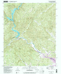 Tugaloo Lake Georgia Historical topographic map, 1:24000 scale, 7.5 X 7.5 Minute, Year 1997