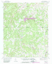 Unity South Carolina Historical topographic map, 1:24000 scale, 7.5 X 7.5 Minute, Year 1971