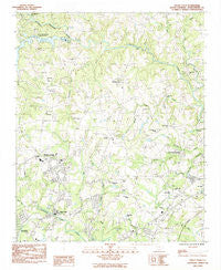 Valley Falls South Carolina Historical topographic map, 1:24000 scale, 7.5 X 7.5 Minute, Year 1983