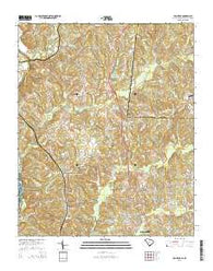 Van Wyck South Carolina Current topographic map, 1:24000 scale, 7.5 X 7.5 Minute, Year 2014