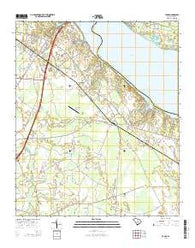 Vance South Carolina Current topographic map, 1:24000 scale, 7.5 X 7.5 Minute, Year 2014