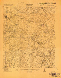Varnville South Carolina Historical topographic map, 1:62500 scale, 15 X 15 Minute, Year 1918