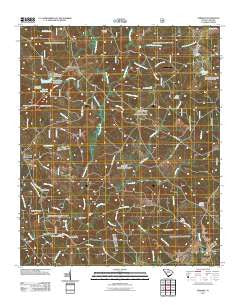 Verdery South Carolina Historical topographic map, 1:24000 scale, 7.5 X 7.5 Minute, Year 2011