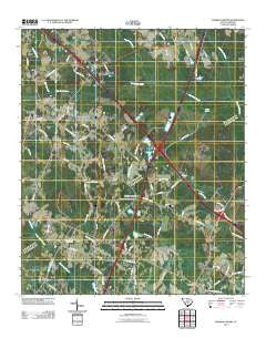 Wadboo Swamp South Carolina Historical topographic map, 1:24000 scale, 7.5 X 7.5 Minute, Year 2011