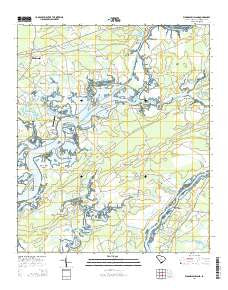 Wadmalaw Island South Carolina Current topographic map, 1:24000 scale, 7.5 X 7.5 Minute, Year 2014