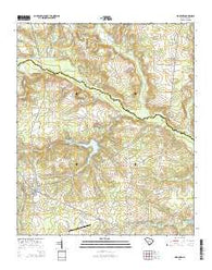 Wagener South Carolina Current topographic map, 1:24000 scale, 7.5 X 7.5 Minute, Year 2014