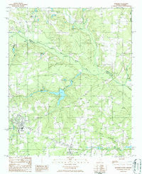 Wagener South Carolina Historical topographic map, 1:24000 scale, 7.5 X 7.5 Minute, Year 1986